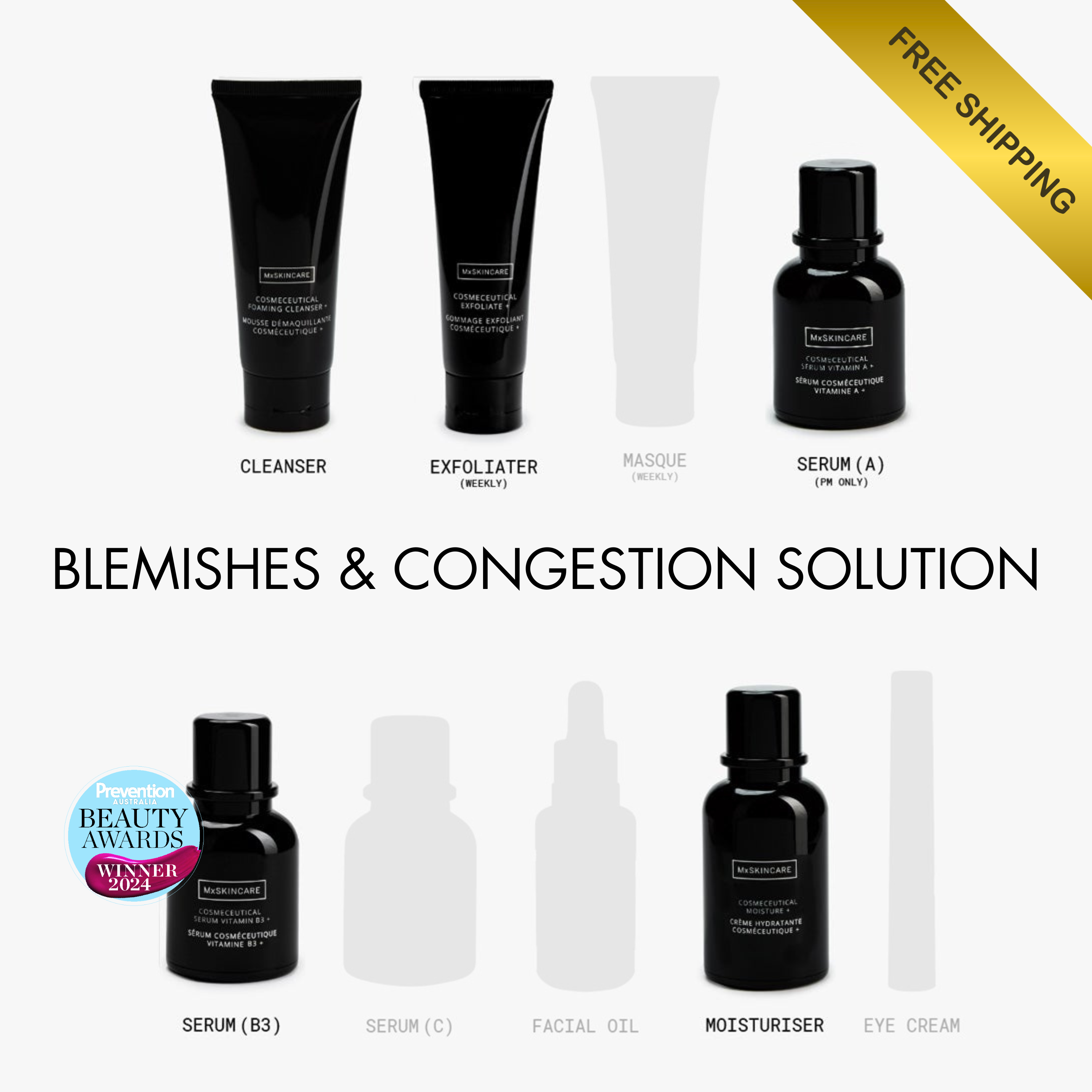 BLEMISHES & CONGESTION COSMECEUTICAL SOLUTION