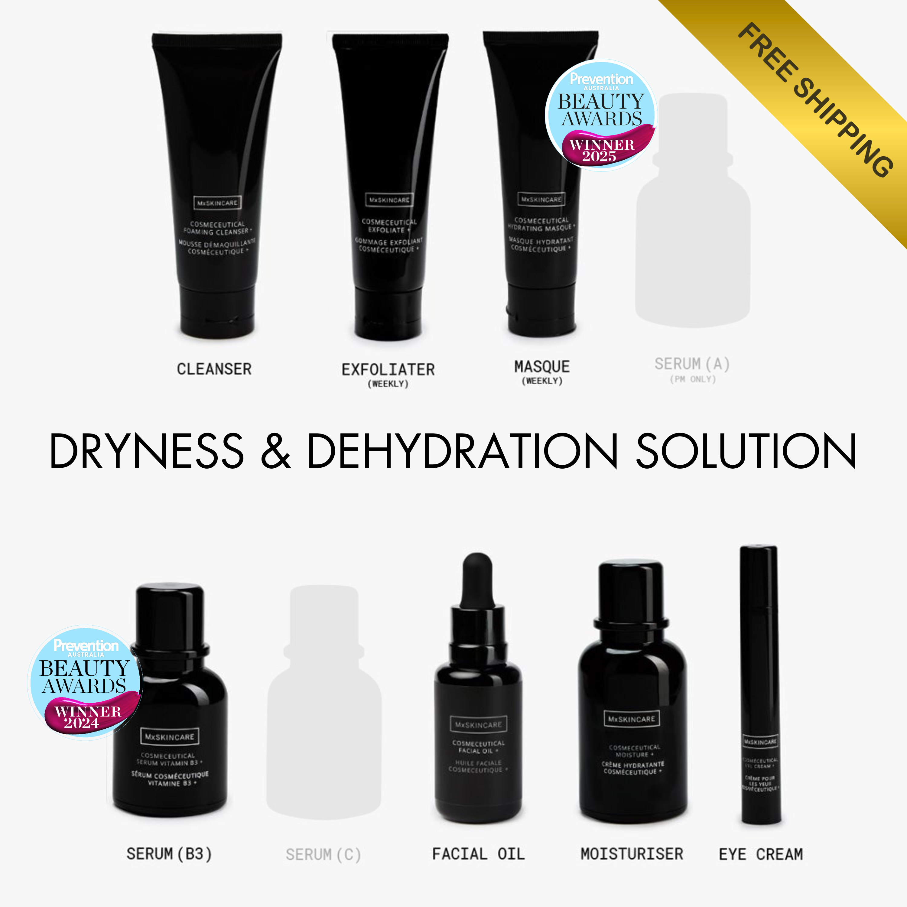 DRYNESS & DEHYDRATION COSMECEUTICAL SOLUTION