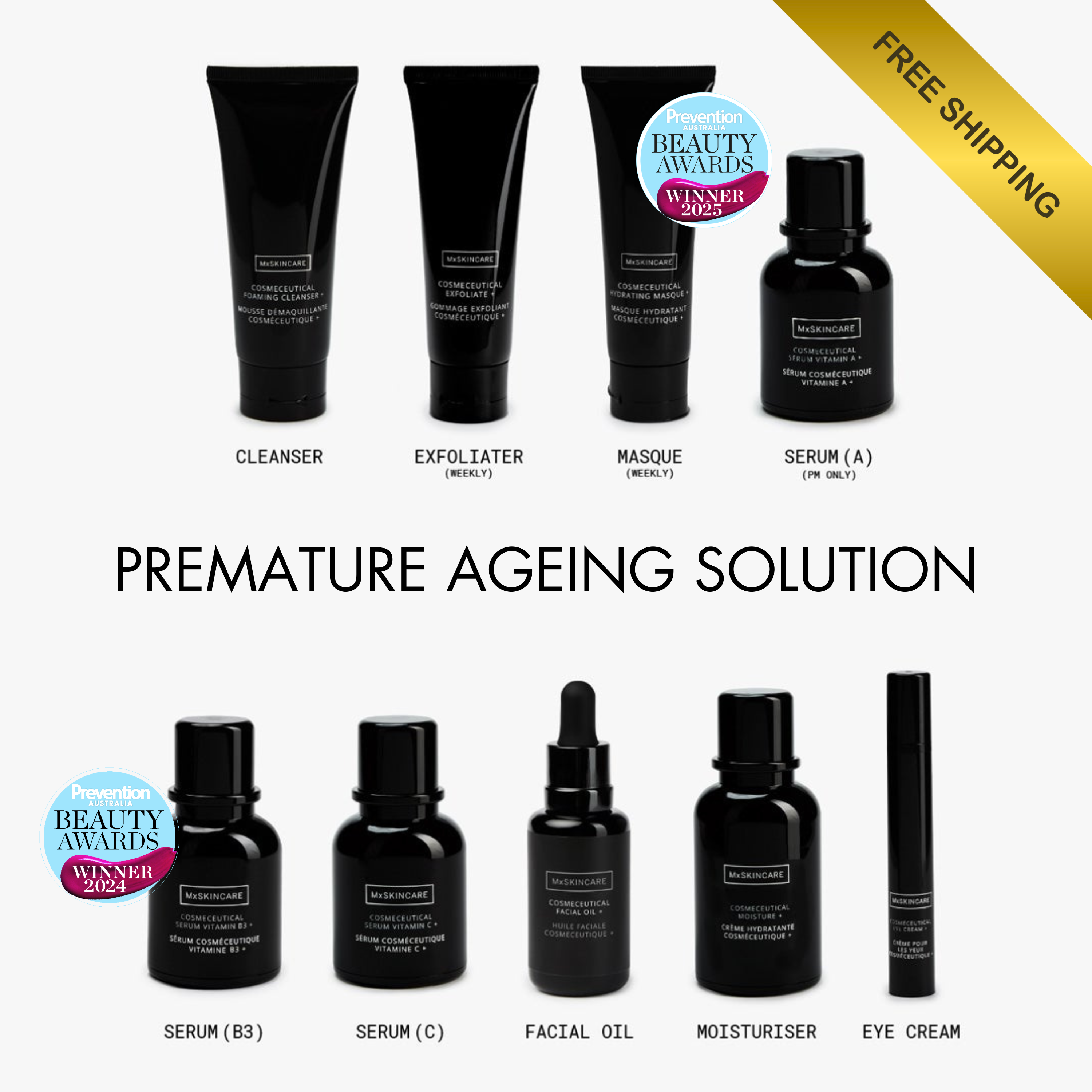 PREMATURE AGEING COSMECEUTICAL SOLUTION